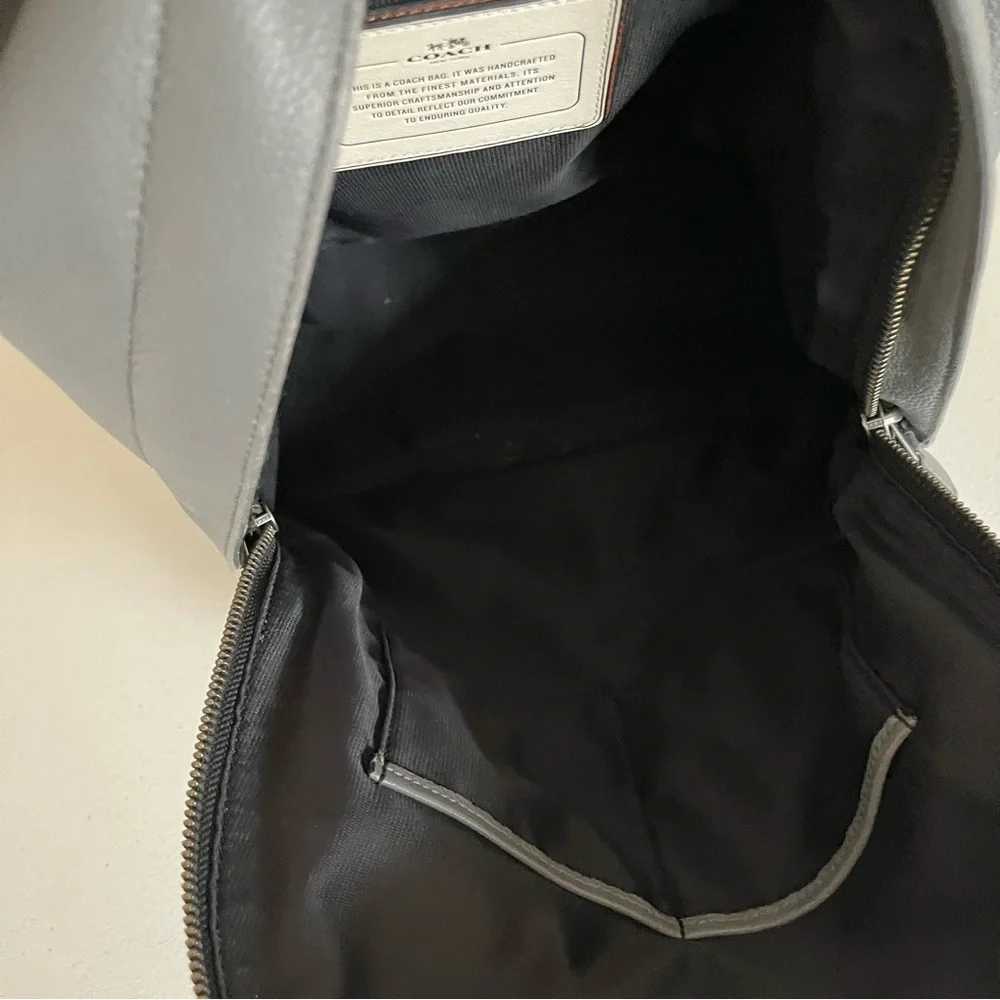 Coach Campus XL Large Pebbled Leather Turnlock Backpack